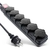 InLine Steckdosenleiste 6-fach 5 m Schwarz 1 St.