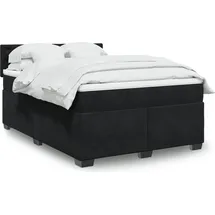 vidaXL Boxspringbett 140 x 200 cm Schwarz