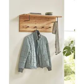 Haku-Möbel Wandgarderobe Torino Eiche geölt Schwarz