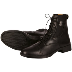 Covalliero Schnürstiefelette Monaco Glattleder, Gr. 43 - schwarz