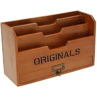 Aufbewahrungsbox aus , Aufbewahrungsbox aus , Halterung für Briefe, Briefe, Papier, Kartenorganizer für Büro zu Hause
