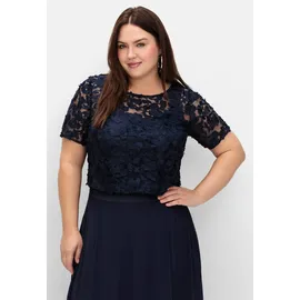 sheego Shirttunika in marine | Gr.: 58