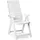 Mojawo Klappsessel 61 x 60 x 109 cm weiß 4 St.
