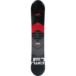 F2 Snowboard RENTAL SMO Camber Uni, schwarz/rot (159cm W)
