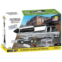 Cobi V2 Rakete auf Meiller-Fahrzeug 1210-tlg. 3120