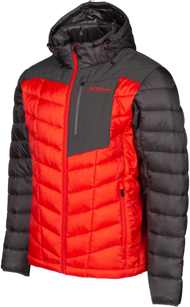 Klim Torque 2022 Jacke, schwarz-rot, Größe S für Männer