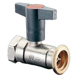 OVENTROP Pumpenkugelhahn Optibal P DN 25, Rp 1xG 1 1/2, PN 10, o. Vtl., MS