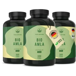 Bio Amla Kapseln - Indische Superfrucht - 300 Tage Vorrat 900 St
