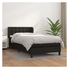 vidaXL Boxspringbett 100 x 200 cm Schwarz