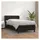 vidaXL Boxspringbett 100 x 200 cm Schwarz