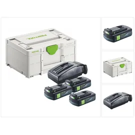 Festool Energie Set 3x BP 18 Li 3,0 C Akku 18 V 3,0 Ah