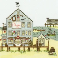 Bothy Threads Kreuzstich-Set "Der Hummertopf", 26x26cm, XSS8, Zählmuster