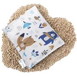 Kirschkernkissen Körnerkissen groß Wärmekissen 500g Rechteck 20x25cm Öko Natur 100% Baumwolle