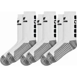 Erima 3-Pack Classic 5-C Socken weiß/schwarz 35-38