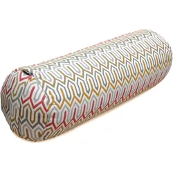 Yoga Bolster Round Vintage Style Yoga Mehrfarbig YOGISHOP.COM EINHEITSGRÖSSE