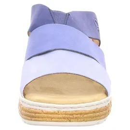Rieker Pantolette Damen Blau 40