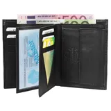 Steinmeister Geldbörse Herren Portemonnaie schwarz