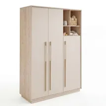 roba kids Kinderkleiderschrank Elva 131,5 x 190 x 53 cm Buche massiv beige