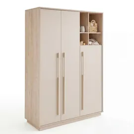 roba kids Kinderkleiderschrank Elva 131,5 x 190 x 53 cm Buche massiv beige