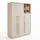 roba kids Kinderkleiderschrank Elva 131,5 x 190 x 53 cm Buche massiv beige