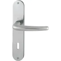 HOPPE Langschildgarnitur Edelstahl F69 Silber E1310Z/302