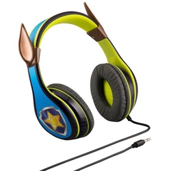 eKids Paw Patrol Kopfhörer Chase mit coolen 3D Hundeohren Kinder-Kopfhörer (inkl. Lautstärkebegrenzung) blau