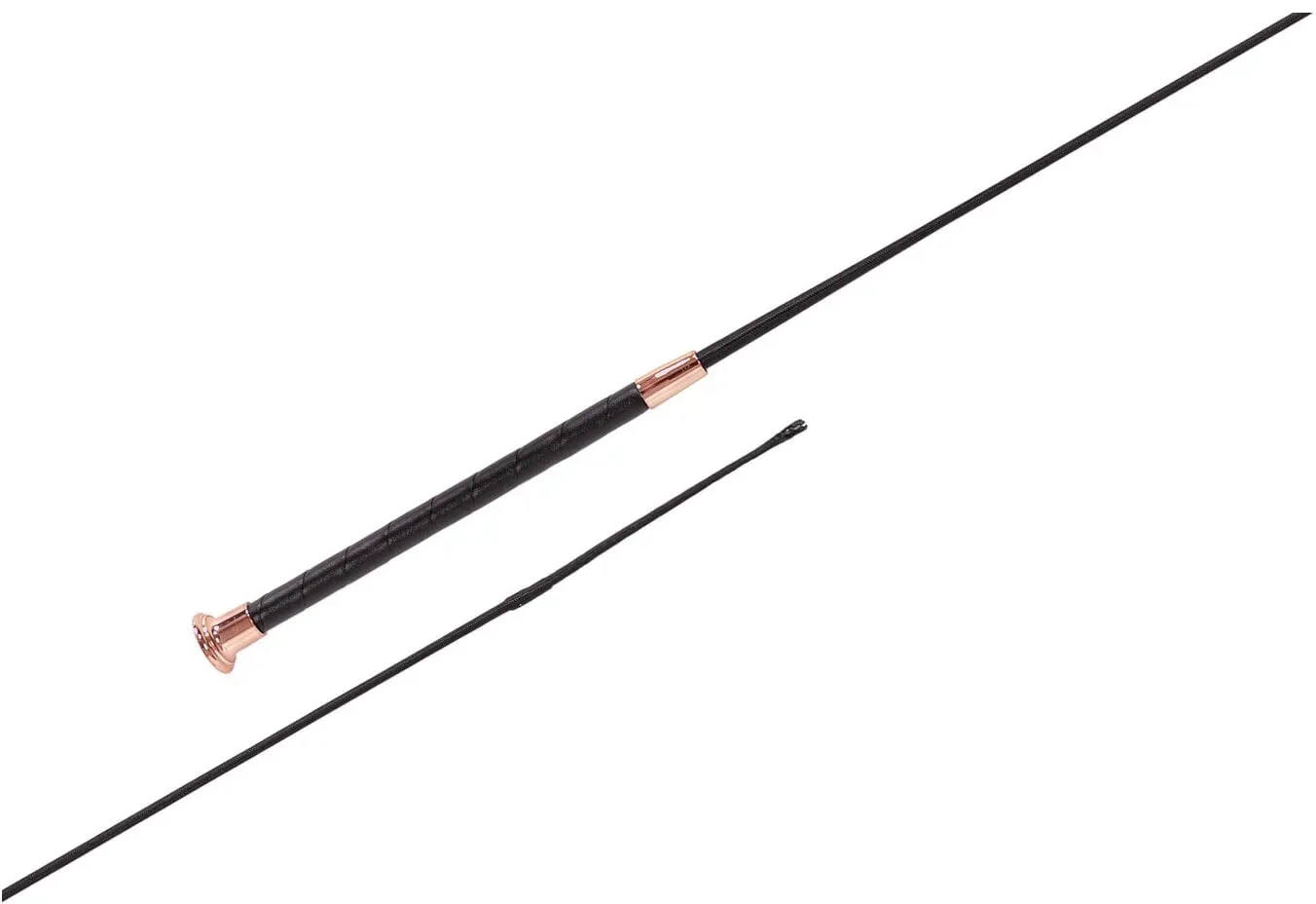 black forest Dressurgerte mit Kunstledergriff rosegold 110 cm