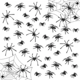 120 Stück Halloween Spinnen, Realistische Spinne Klein, Gruselig Halloween Streich Spinnen, Halloween Deko Spider, Kunststoff Wildspinne Modell, für Halloween Party Narrentag Innen Gruselig Deko