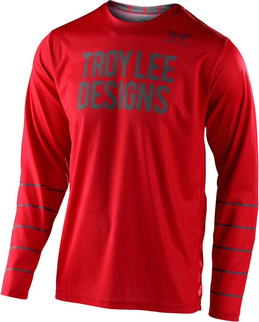 Troy Lee Designs GP Pinstripe Motocross Jersey, rot, Größe XL