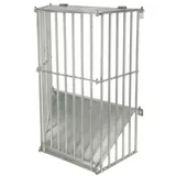 Kerbl Futterraufe SlowFeed Plus Heuraufe aus Metall zur Wandmontage Futterraufe