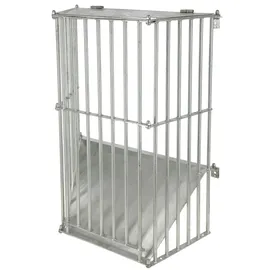 Kerbl Futterraufe SlowFeed Plus Heuraufe aus Metall zur Wandmontage Futterraufe