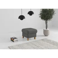 Home Affaire Polsterhocker Glendale mit Stauraum 58 x 48 x 58 cm Grau