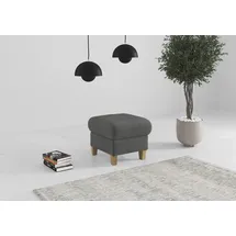 Home Affaire Polsterhocker Glendale mit Stauraum 58 x 48 x 58 cm Grau