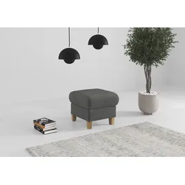 Home Affaire Polsterhocker Glendale mit Stauraum 58 x 48 x 58 cm Grau