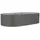 vidaXL Hochbeet Pulverbeschichteter Stahl 152 x 80 x 36 cm Grau