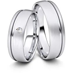 Trauringe Chemnitz 333er Weiflgold - 7090