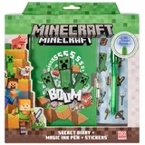 ak tronic Minecraft Tagebuch mit Stift