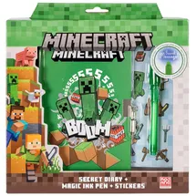 ak tronic Minecraft Tagebuch mit Stift