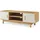 [en.casa] Ferrersp Lowboard 140 x 40 x 45 cm Eicheoptik/Sandfarben Holz