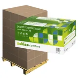 Papierhandtücher Wepa Satino hochweiß 25x23 cm, Palette Palette mit 32 x 3200 Blatt Zick-Zack (ZZ)/V-Falzung 2-lagig