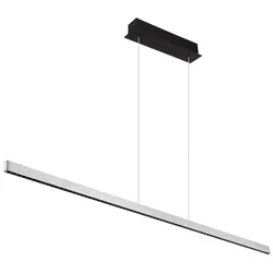 GLOBO LIGHTING LED-Hängeleuchte "DENTSY", schwarz (schwarz matt), 1 flammig, H: 120,00cm,, Lampen, Memoryfunktion, die deine bevorzugte Einstellung speichert