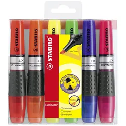 Textmarker - STABILO LUMINATOR - 6er Pack - mit 6 verschiedenen Farben