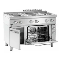 Bartscher Elektroherd 700, B1200, 6Pl, EBO 286247 , 1 Stück