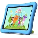 plimpton Kinder Tablet 10 Zoll, Tablets für Kinder mit Android 14 Octa Core, 4GB RAM+64GB ROM(1TB TF) mit Kindersicherung APP, 6000mAh, Wi-Fi, BT 5.3, Kids Tablet mit Eva Case - Blau
