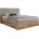 Boxspringbett 120 200 H3 Hellgrau
