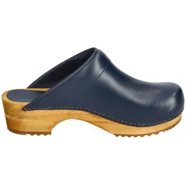 Sanita Comfortwear Clog "Wood-Lotte open, - Blau