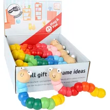 Small Foot Company Small Foot Display Motorikspielzeug Raupe flexibel,
