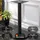 GGM Möbel Nizza Stehtischgestell 50 x 50 x 105 cm Schwarz
