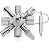 Knipex TwinKey® Schaltschrankschlüssel für gängige Schränke und Absperrsysteme