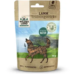 Wildes Land Training Sticks Hunde Snack WL Lamm 70g Training Sticks Hunde Snack
